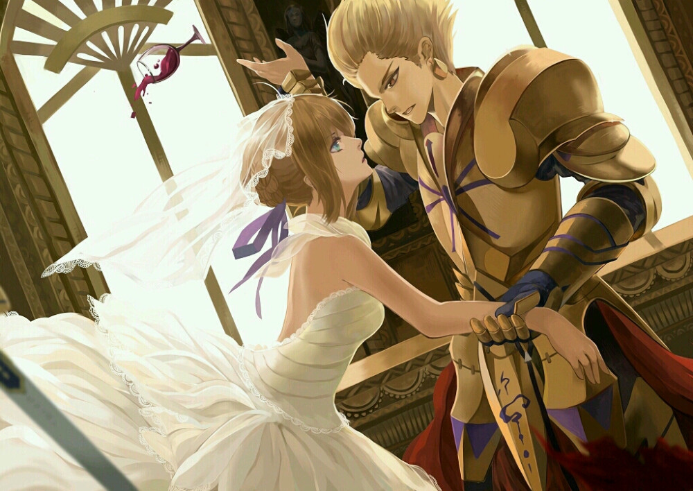 saber～阿尔托利亚·潘德拉贡(亚瑟王～archer～吉尔伽美什(英雄王)