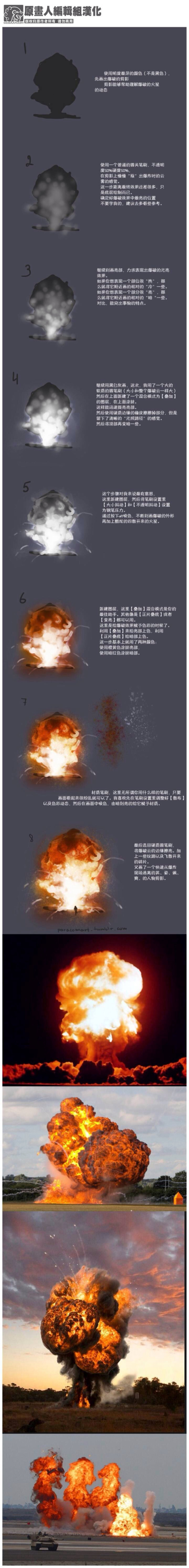 【爆炸现场】【汉化教程】【特效】在战斗题材的场景中常常出现的爆破