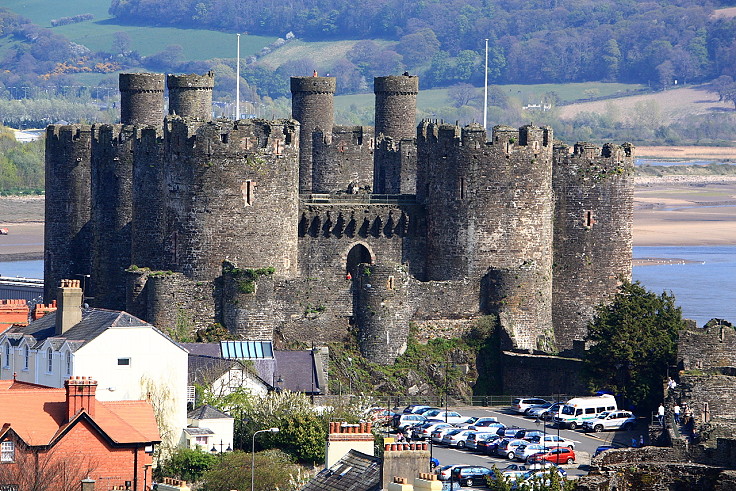 英国威尔士 conwy castle 世界15座最壮观的城堡第十五位