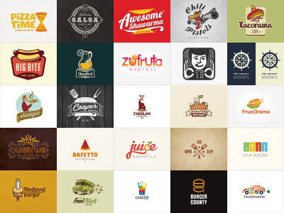 20款国外快餐和饮料行业logo设计欣赏