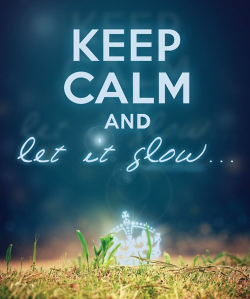 keep calm and let it how