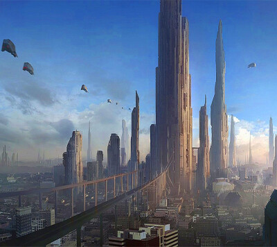 国外3d作品——未来城市.