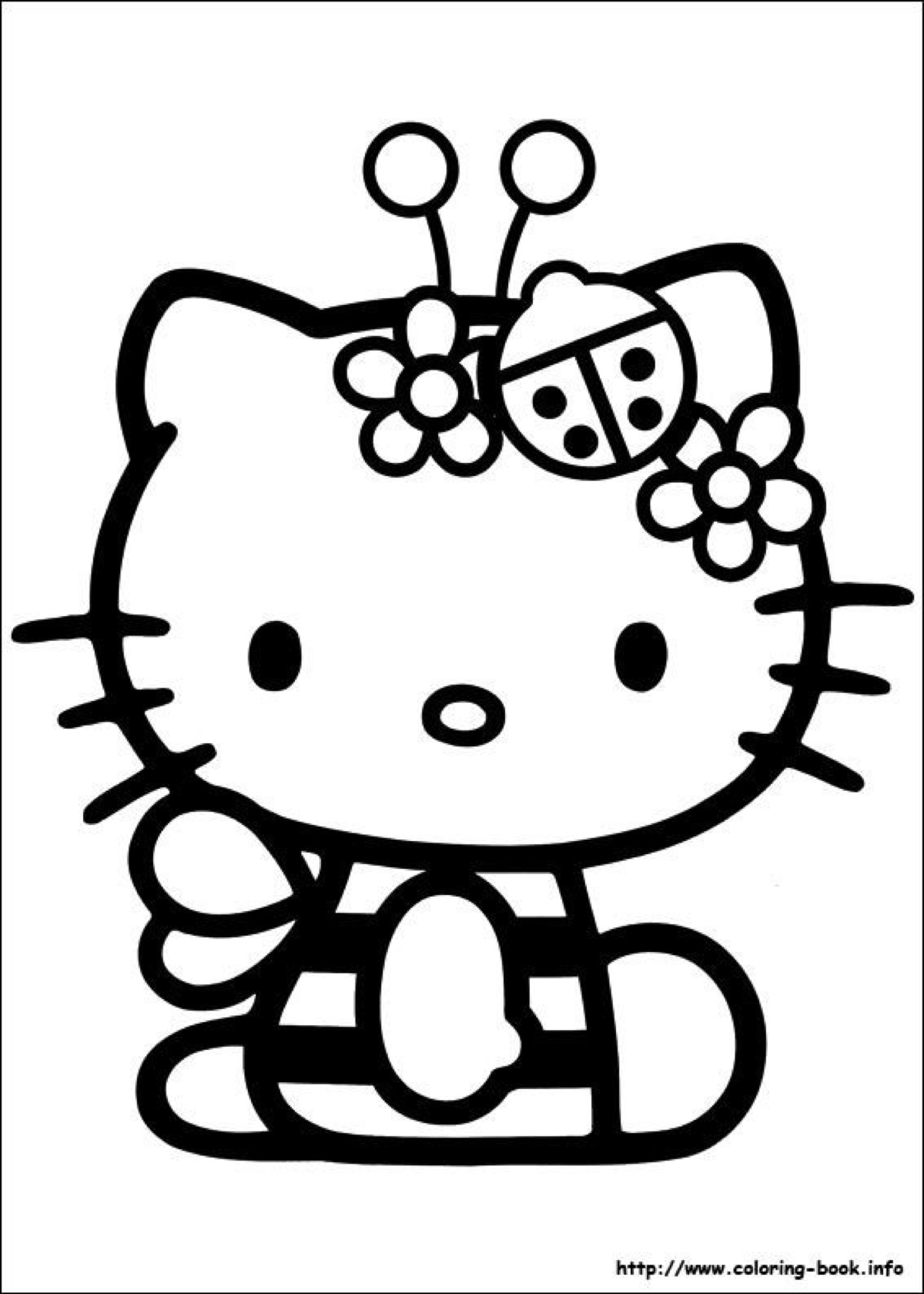 hello kittycoloring sheets