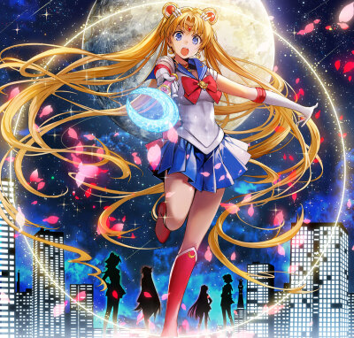 插画手绘 二次元美女 动漫 萌 壁纸 美少女战士