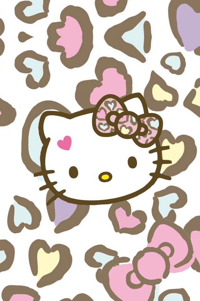 iphone壁纸 萌物 可爱 背景 hello kitty 猫