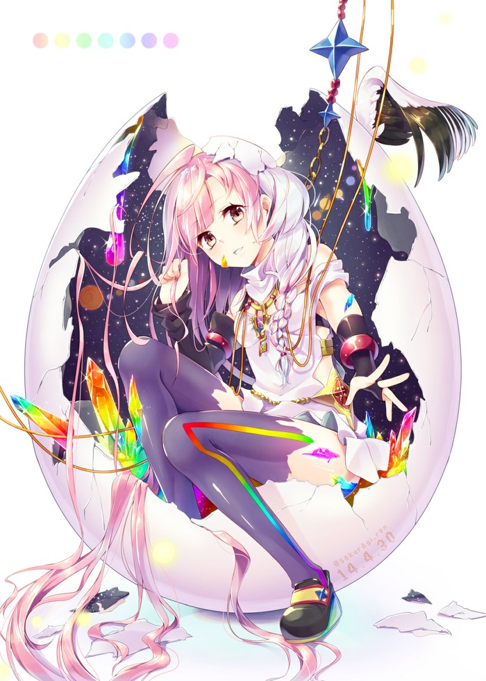插画手绘 二次元美女 动漫 萌 可爱 iphone壁纸 p站 萝莉