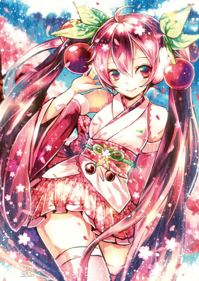 初音未来,樱初音,唯美,二次元