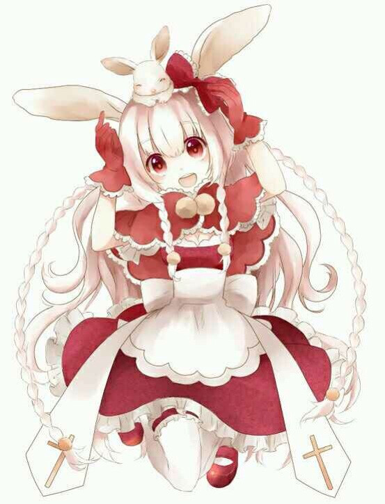 萝莉 兔耳 圣诞 可爱 动漫 少女