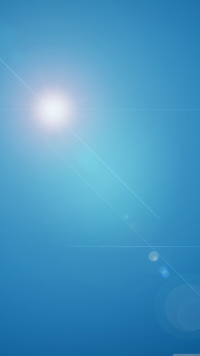 三星手机壁纸【1080x1920】蓝色 阳光
