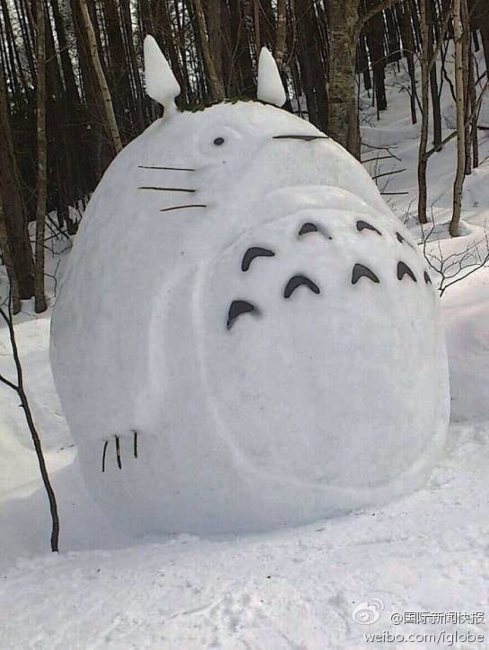 龙猫雪人