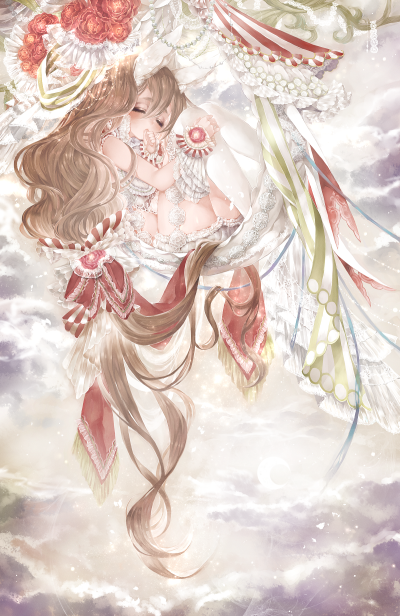插画手绘 二次元美女 动漫 萌 壁纸