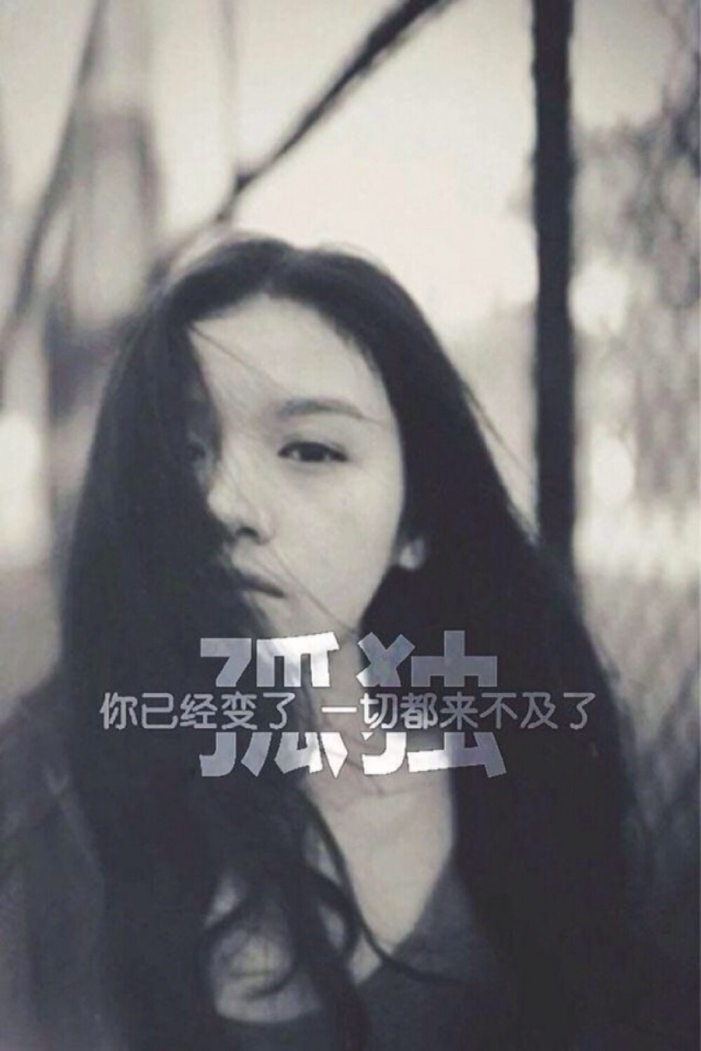孤独:文字,壁纸