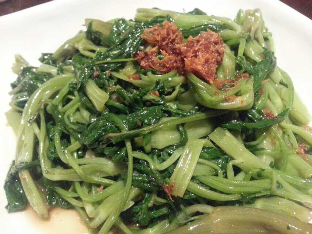 马拉盏通菜