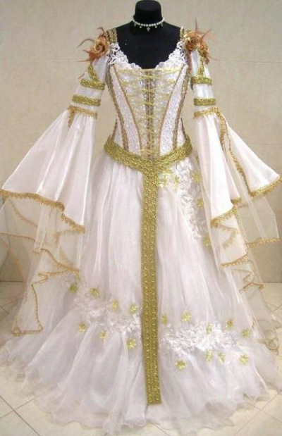 中世纪婚礼礼服