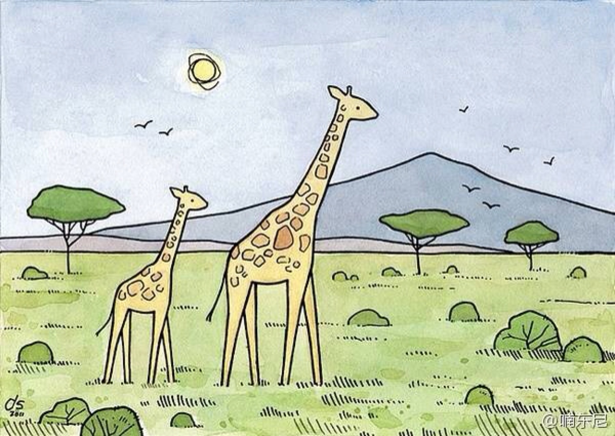 长颈鹿 - 堆糖,美图壁纸兴趣社区