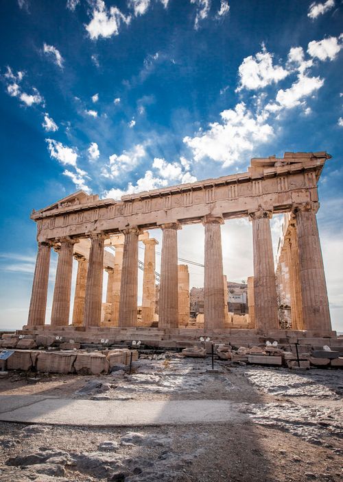 希腊雅典娜神庙,又名雅典娜胜利神庙,也称为无翼胜利女神庙,尼基神庙