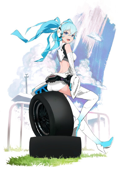 racing miku 2014 初音 赛车