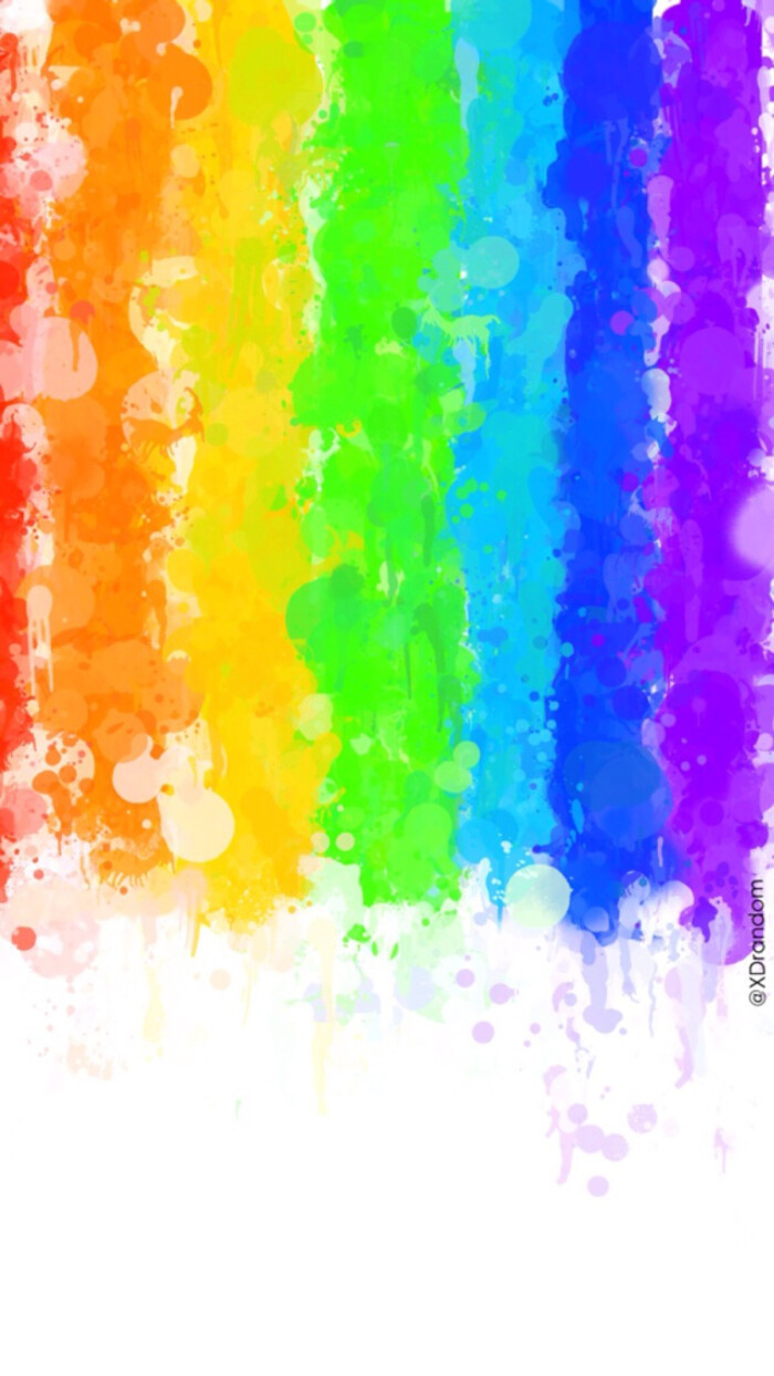 七色彩虹,背景壁纸,平铺壁纸 「iphone壁纸‐手机壁纸‐可爱‐卡通 