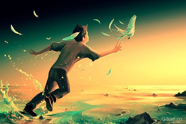 天马行空,是的,他带我回到那个"动物会说话,梦境会成真,想象力统治