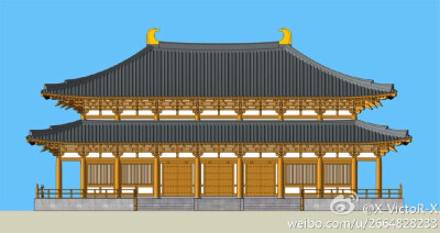 唐代建筑,以前都是清雅的简洁美,元清以后变得色彩繁杂
