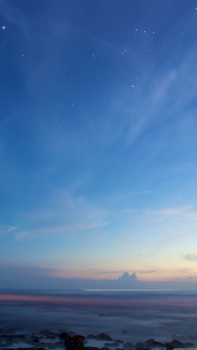 三星手机壁纸【1440x2560】蓝色 天空 风景