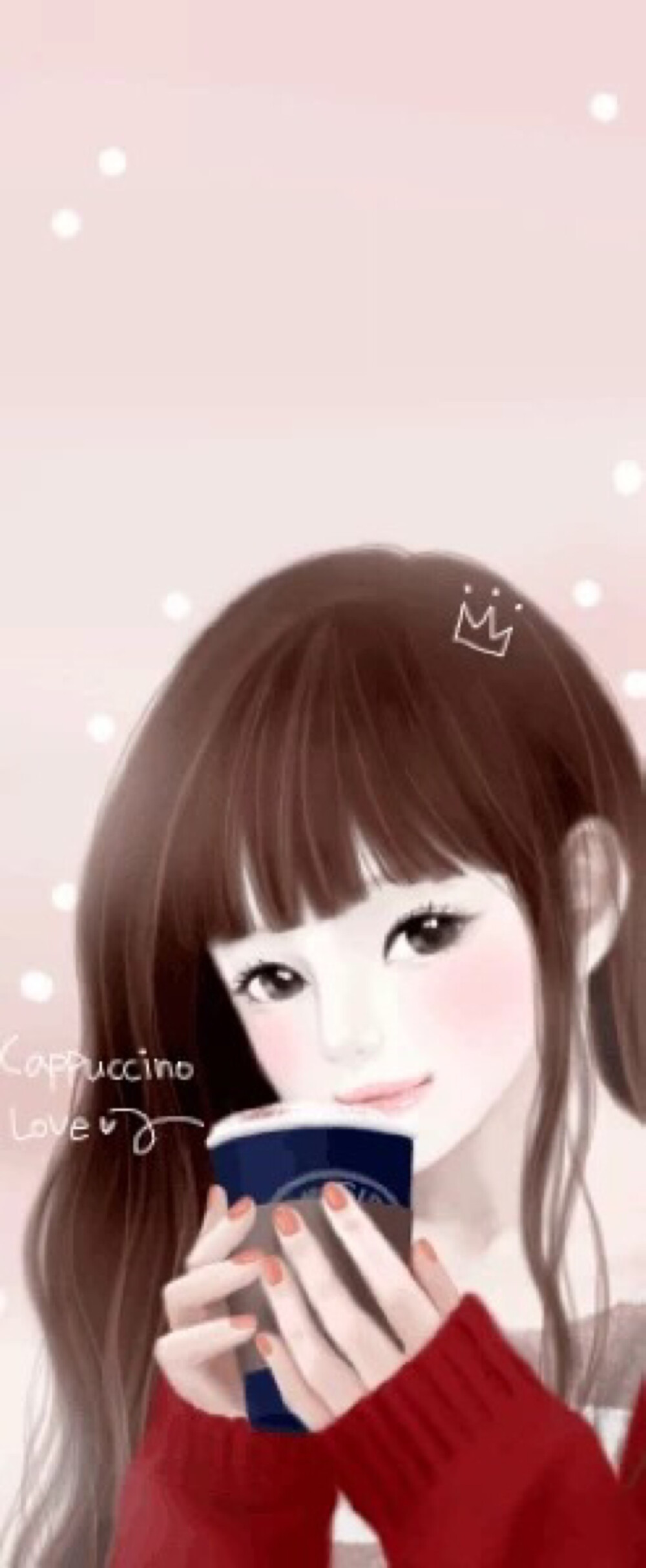 彼岸花.iphone壁纸,韩国,唯美,手绘.