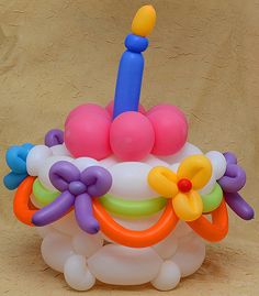 魔术气球 手工 气氛装饰 (图片来自pinterest)