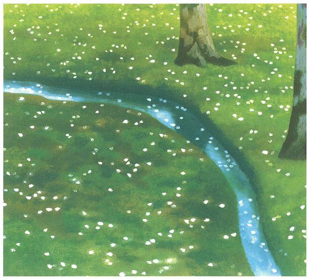 东山魁夷作品 行く春 日本绘画 堆糖 美图壁纸兴趣社区