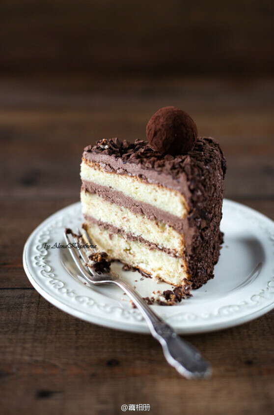 巧克力蛋糕切件