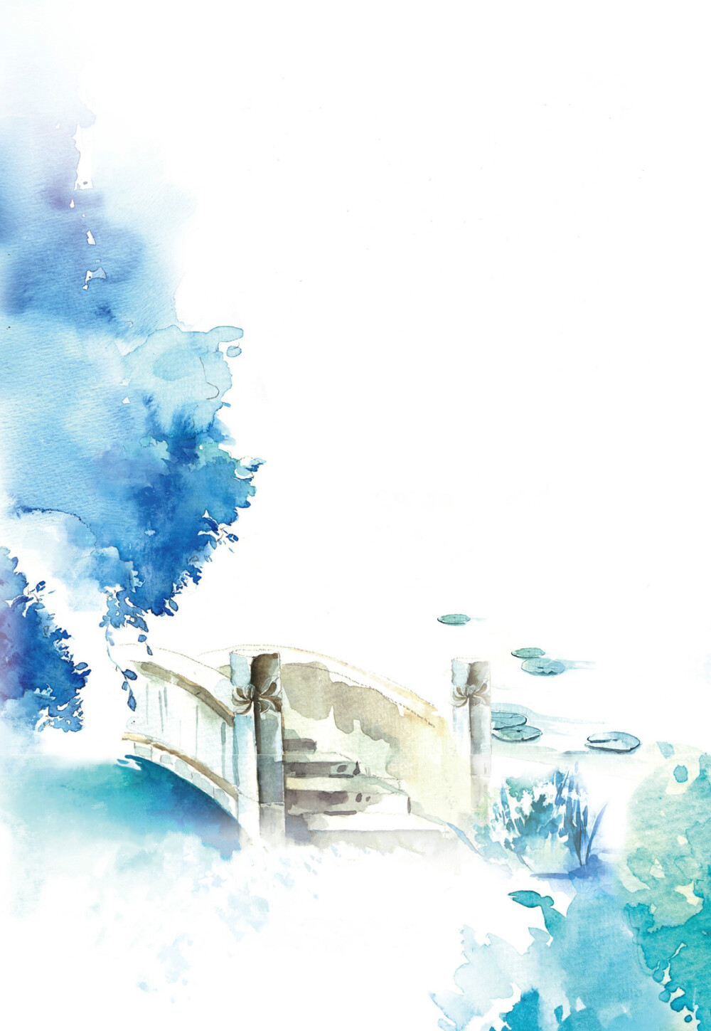 我站在桥上看风景(作者:顾西爵) *绘:三乖