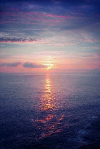 夕阳 海面