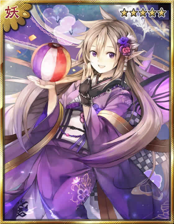 zynga 卡牌游戏【灵异阴阳录 ayakashi 泰坦妮娅[新年]