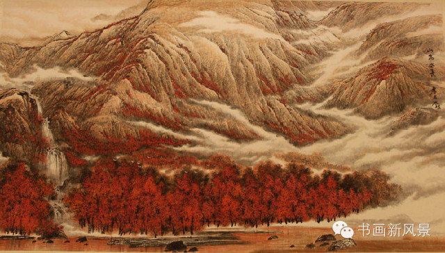 山高水长 作者卢志学,1941年生于吉林省扶余县,祖籍山东.