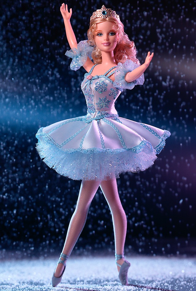 芭比娃娃 2000限量版 barbie doll as snowflake in quot;the