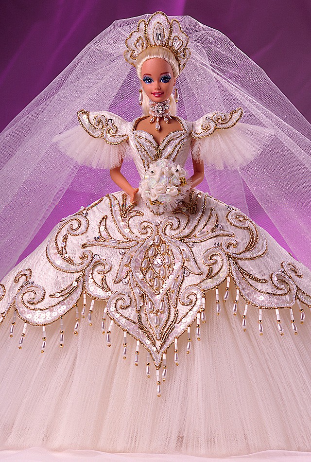 芭比娃娃 1992限量版 bob mackie empress bride03 barbie03 doll