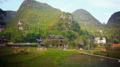 贵州省黔西南州郑屯间歇泉,纯朴的地方,别致的风景