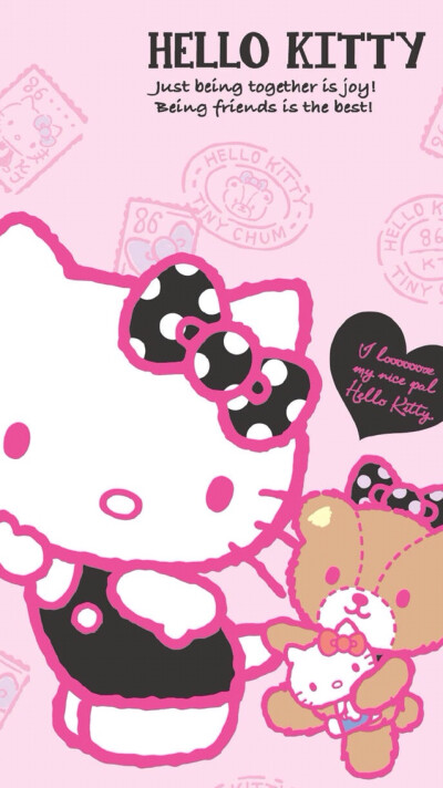 iphone高清壁纸 独家首发 sanrino家 第二弹 hello kitty