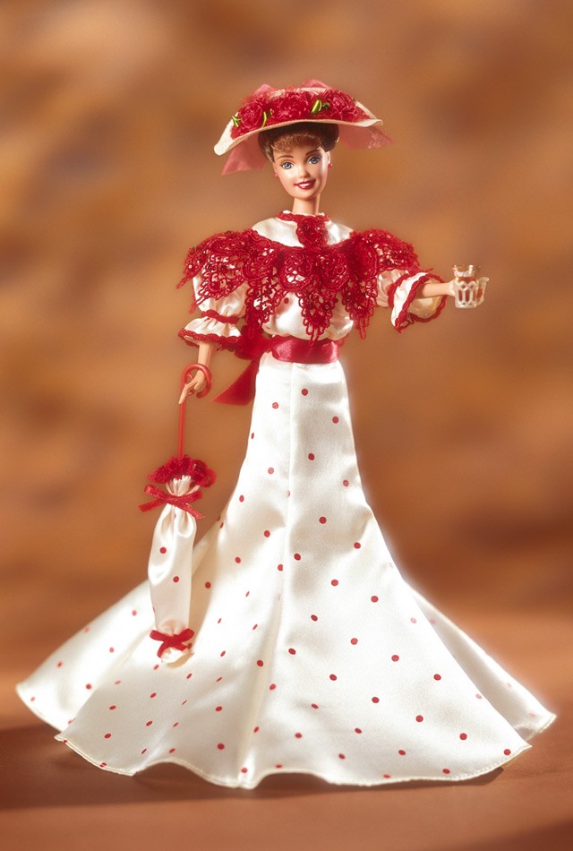 芭比娃娃 1996限量版 soda fountain sweetheart barbie doll 可口