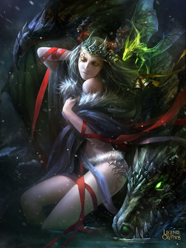 游戏原画 cg风 厚涂 插画 壁纸 女子 鼠绘 史诗风