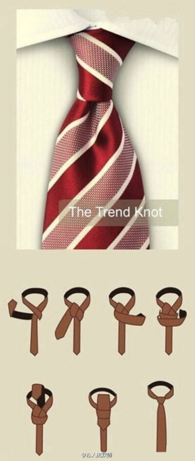 分享九种绅士领带结打法之三