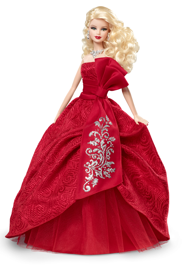 芭比娃娃 2012限量版 2012 holiday barbie doll【价格39.95美元】