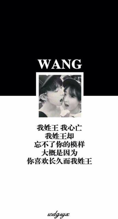 我姓王