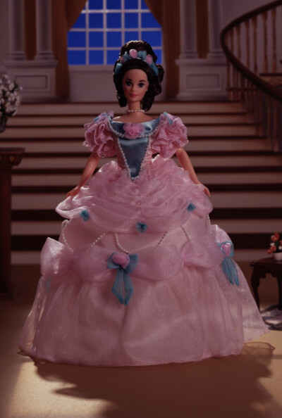 芭比娃娃 1994限量版 southern belle barbie doll 南方佳丽