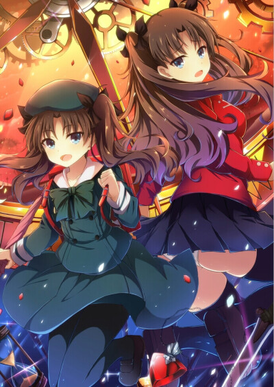 saber p站 pixiv 动漫 壁纸 头像 插画 次元 同人 原创*远坂凛 间桐