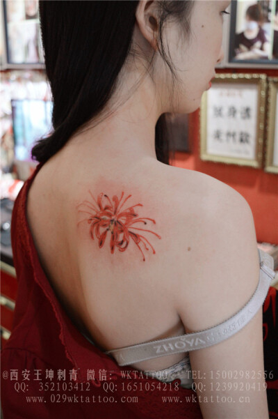 彼岸花纹身