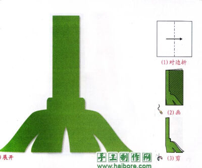 轴对称剪纸