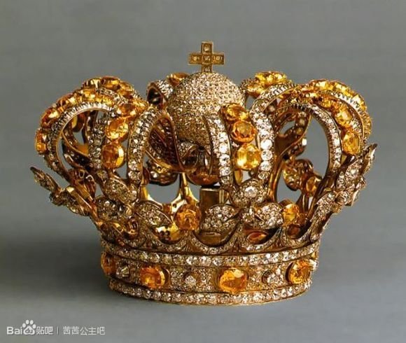 西班牙 女王伊莎贝拉二世加冕王冠(约1850;钻石,黄玉)