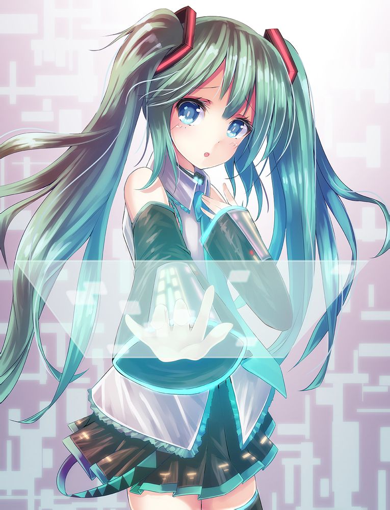 初音未来 二次元 动漫少女 壁纸 miku