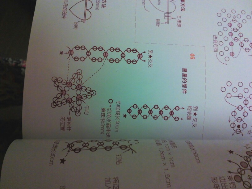 立体星星串珠图解