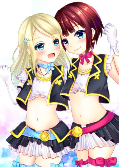 动漫 二次元 同人 lovelive 百合 绚濑亚里沙 高坂雪穗 妹妹